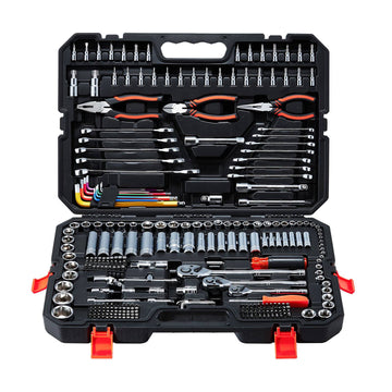 314-Piece Mechanics Tool Set, Metric Sockets, Case