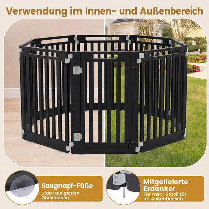 31.5" Height HDPE Dog Playpen, 8 Panels, Indoor/Outdoor