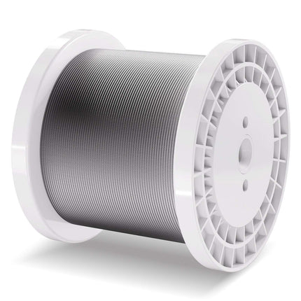 316 Stainless Steel Wire Rope Kit, 1/8 in 1000 ft, Cutter