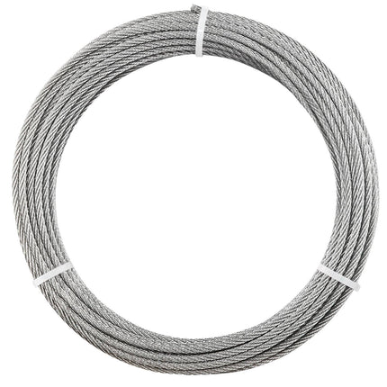 316 Stainless Steel Wire Rope Kit, 3.2 mm x 12.2 m