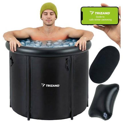 320L Foldable Ice Bath Tub with Accessories