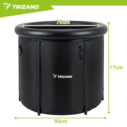 320L Foldable Ice Bath Tub with Accessories