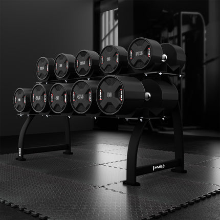 32.5 kg Polyurethane Dumbbell – Durable Fitness Equipment