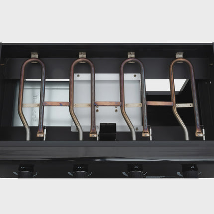 36-Inch Carbon Steel Griddle with 4 Burners, 16.4 kW Power