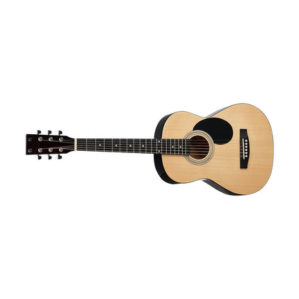 36-Inch Dreadnought Acoustic Guitar, Natural, Gig Bag Set
