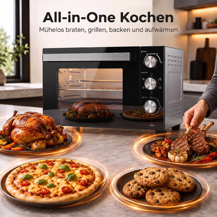 36L Convection Mini Oven, 1500W, 90–230C, Timer