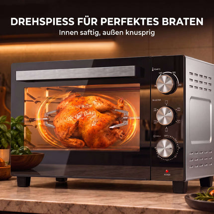 36L Convection Mini Oven, 1500W, 90–230C, Timer