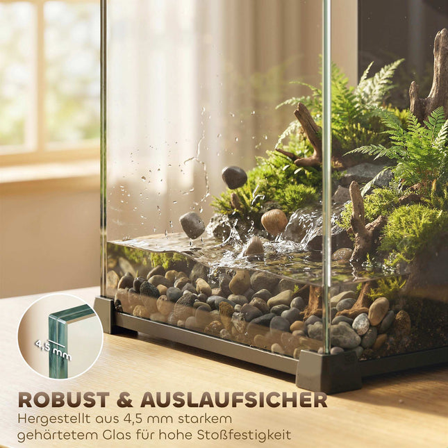 36L Nano Aquarium Set with LED Light and Filter