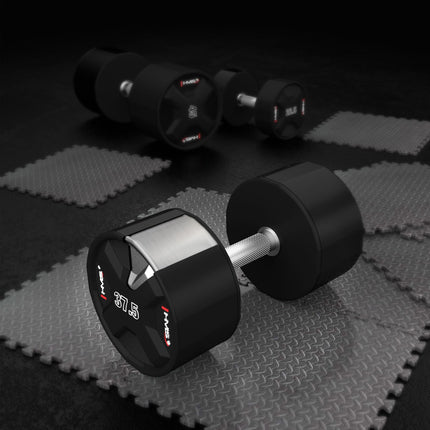 37.5 KG Polyurethane Dumbbell – Durable, Non-Slip Grip