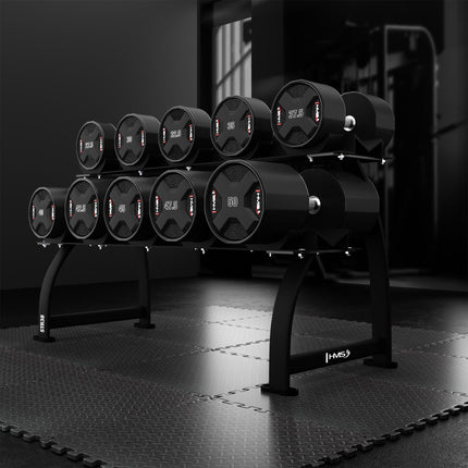 37.5 KG Polyurethane Dumbbell – Durable, Non-Slip Grip