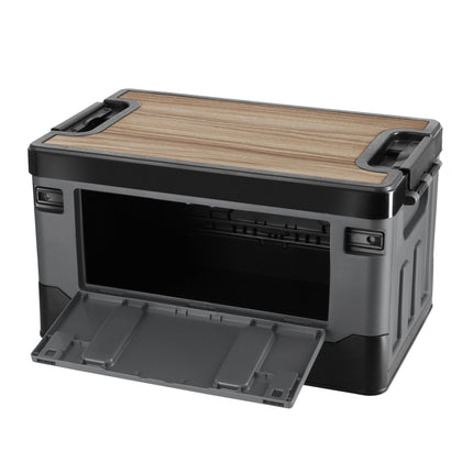 38L Grey Foldable Transport Box with Tabletop