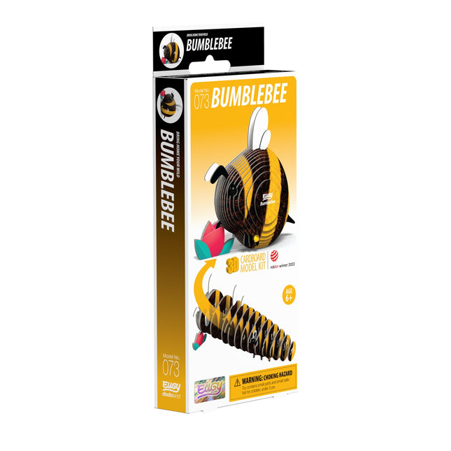 3D Cardboard Model Kit - Bumblebee Design, Easy Assembly