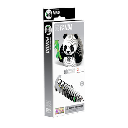 3D Cardboard Model Kit - Panda Design for Creative Building