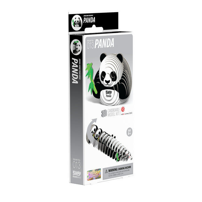 3D Cardboard Model Kit - Panda Design for Creative Building