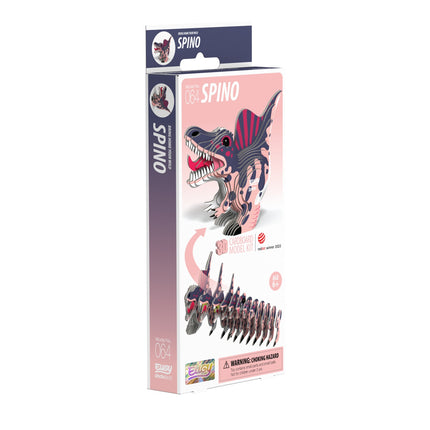 3D Cardboard Model Kit - Spinosaurus Dinosaur Assembly Set