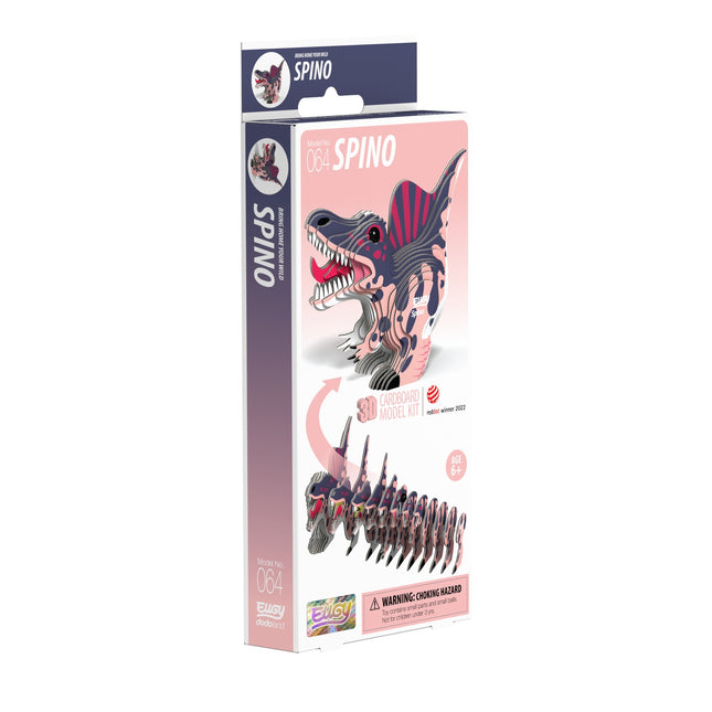 3D Cardboard Model Kit - Spinosaurus Dinosaur Assembly Set