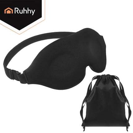 3D Memory Foam Sleep Mask – Adjustable, Total Blackout