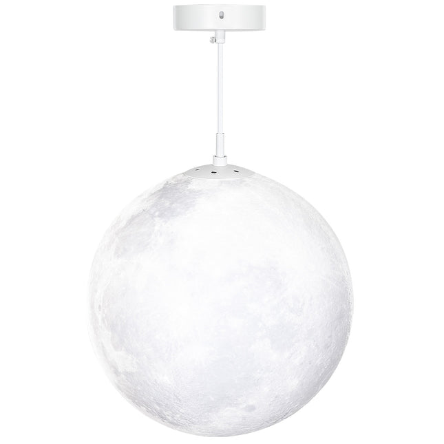 3D Moon Pendant Light with color change and app control