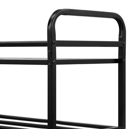 3D Printer Filament Storage Rack, 3-Tier Rolling Steel Shelf