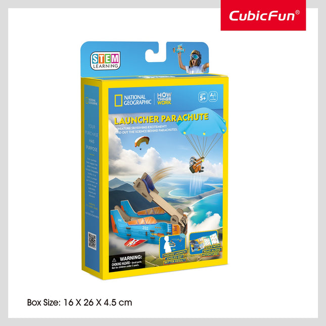 3D Puzzle Launcher Parachute - National Geographic Design