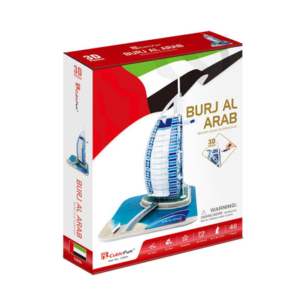 3D Puzzle of Burj Al Arab - Engaging Building Model