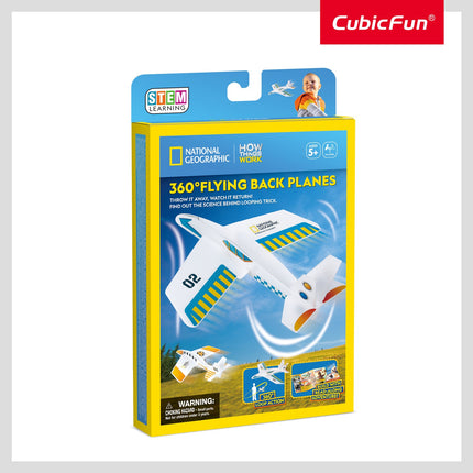 3D Puzzle of Flying Back Planes, 360° Design, National Geographic