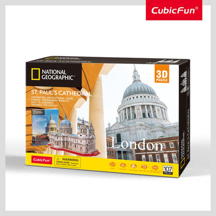 3D Puzzle of St. Paul's Cathedral – Fun and Engaging Activity