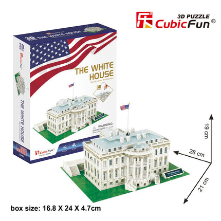 3D Puzzle of The White House, Fun for All Ages