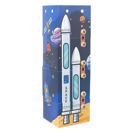 3D Space Building Blocks Set, 161 Pieces, Electric Screwdriver