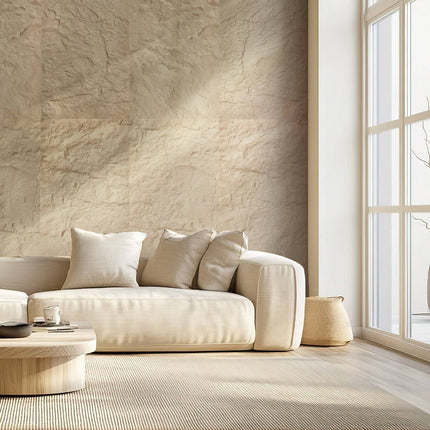 3D Wall Panels, PU Faux Stone, 4 Pack 48x24 in, Yellow