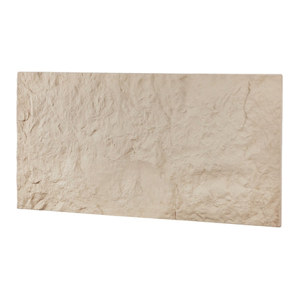 3D Wall Panels, PU Faux Stone, 4 Pack 48x24 in, Yellow