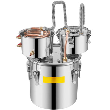 3 Gal Stainless Steel Alcohol Still Kit, Pump, Thermometer