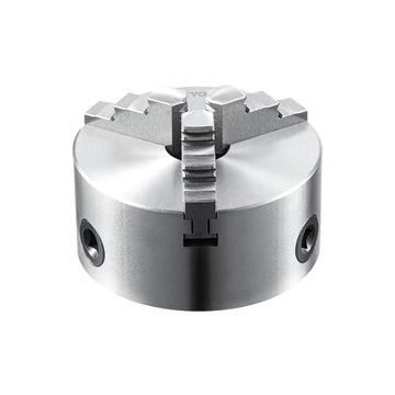 3-Jaw Self-Centering Lathe Chuck 5-Inch, Reversible Jaws