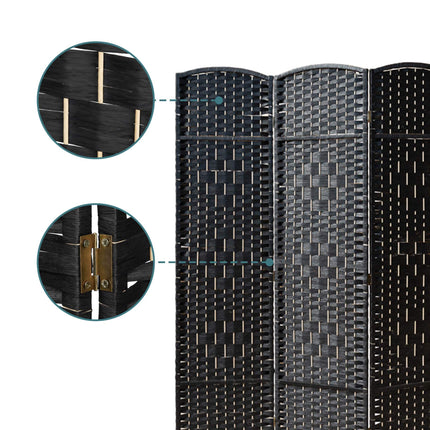 3-Panel Room Divider Folding Screen