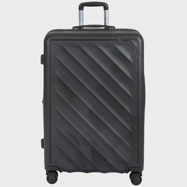 3-Piece Black Luggage Set – Cabin, Medium, Large