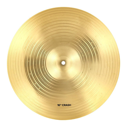 3-Piece Drum Cymbal Set – 14 16 20 in Hi-Hat Crash Ride