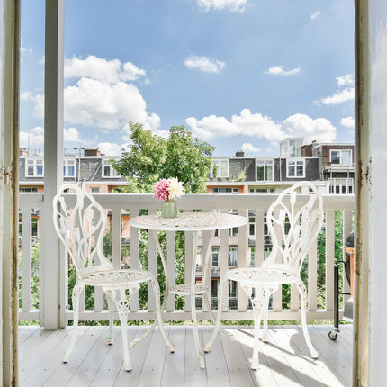 3-Piece Floral Bistro Set – Table and Chairs for Patio