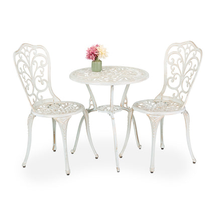 3-Piece Garden Bistro Set – Antique Patio Furniture