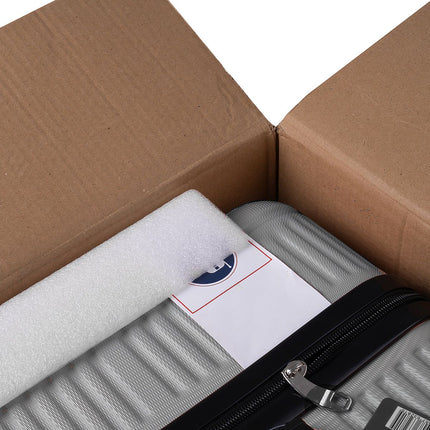 3-Piece Gray Suitcase Set – Lightweight, Durable