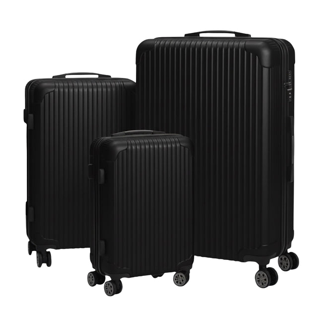 3-Piece Hard-Shell Luggage Set with Spinner Wheels