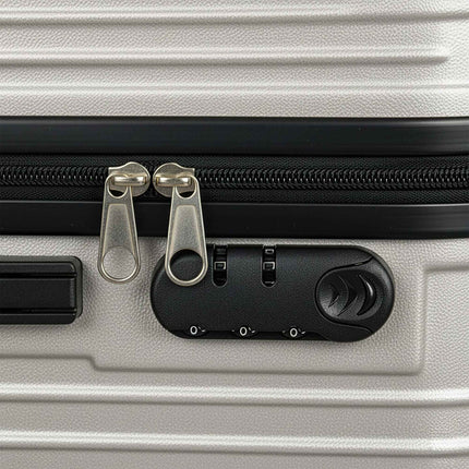 3-Piece Hard-Shell Luggage Set with Spinner Wheels