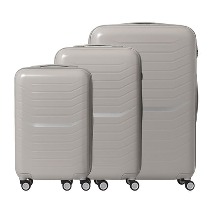 3-Piece Hard-Shell Luggage Set with TSA Lock