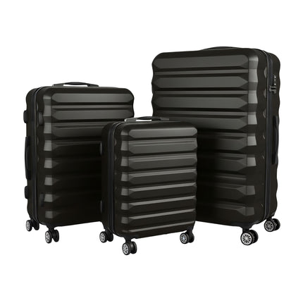 3-Piece Hard-Shell Luggage Set with Wheels