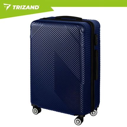 3-Piece Navy Blue Luggage Set – Hard Shell, Spinner Wheels