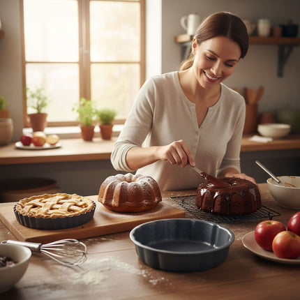 3-Piece Non-Stick Carbon Steel Baking Tin Set