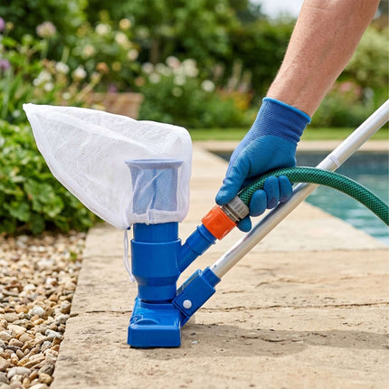 3-Piece Pool Cleaning Kit with Pole & Attachments