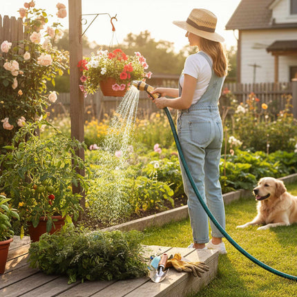 3-Ply Kink-Resistant Garden Hose – Weatherproof, Anti-Algae