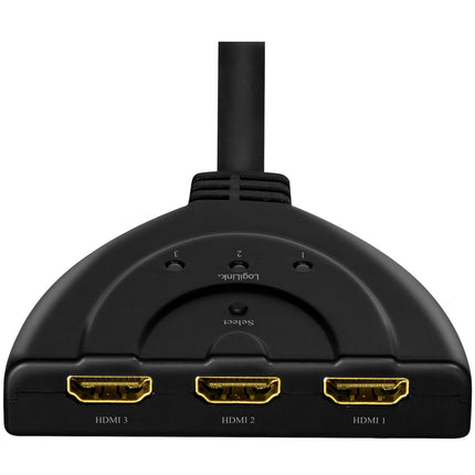 3-Port HDMI Switch, Bi-Directional, 4K UHD 30Hz