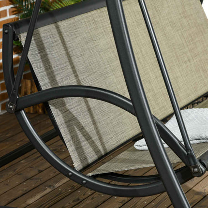 3-seater garden swing bench, UV protection, adjustable canopy