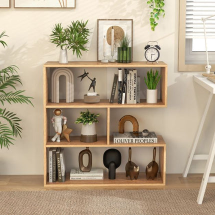 3-Shelf Open Cube Bookcase With Anti-Toppling Device